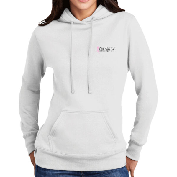 PRINT - Ladies Core Fleece Pullover Hooded Sweatshirt Thumbnail